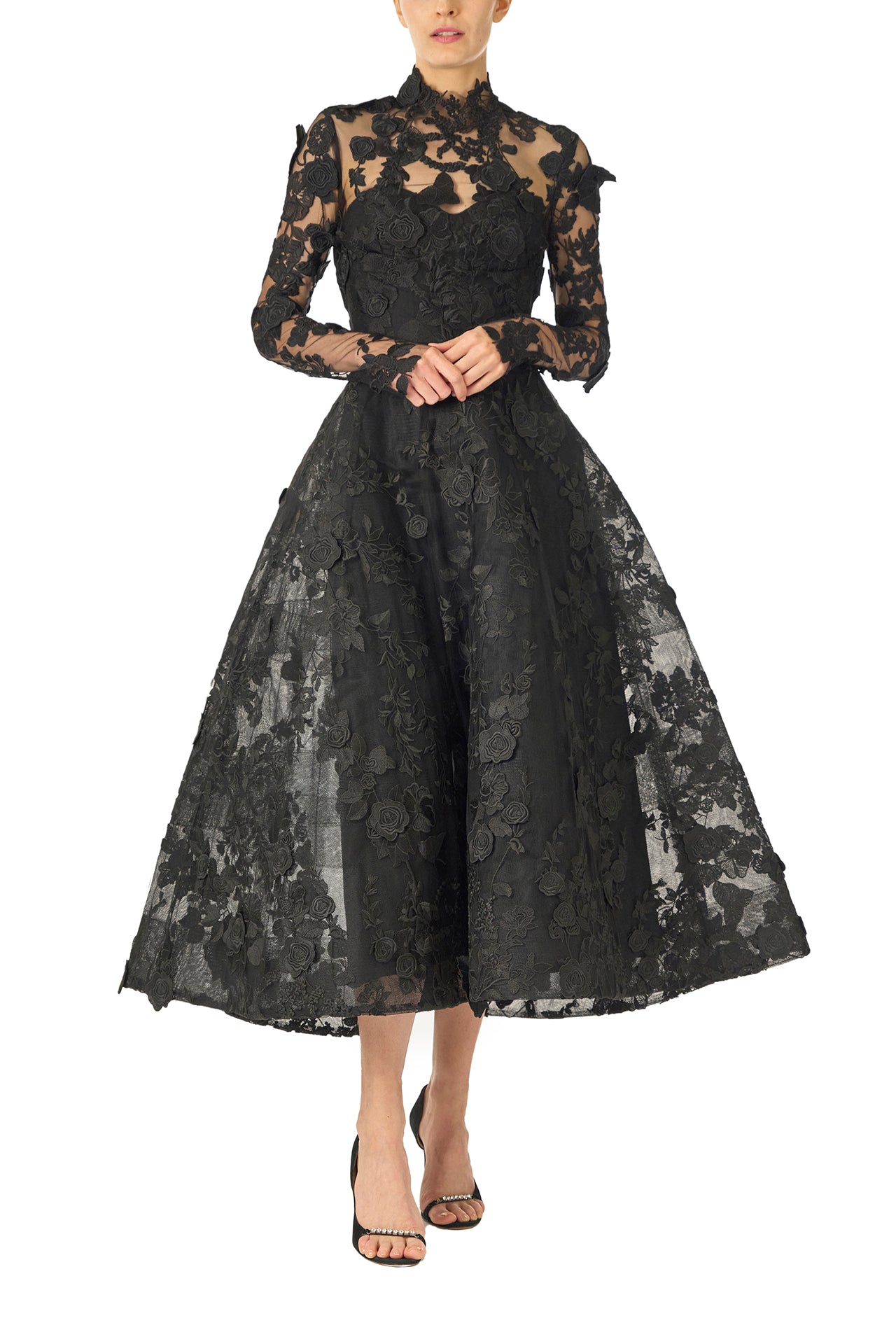 Elegant Black Lace Long Sleeve Jacket for Women - Gothic Fashion, Evening Wear & Special Occasions
