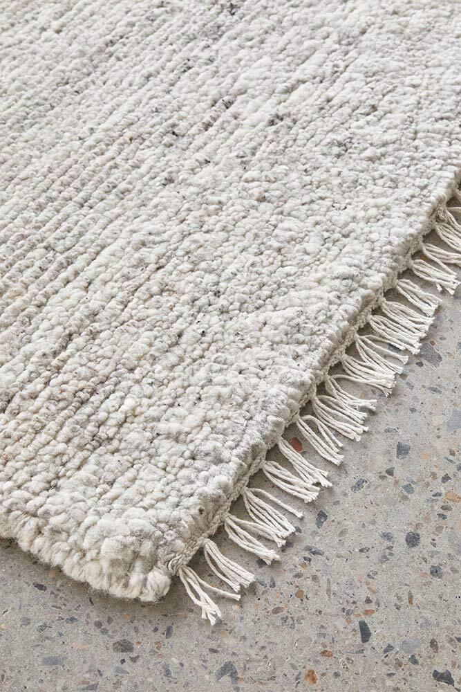Darren Palmer Travertine Silver Rug - Modern Luxury Area Rug for Living Room, Bedroom & Office Decor