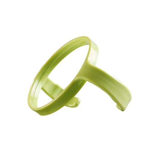 ROMIRUS Feeding Bottle Handles - Compatible with Comotomo Baby Bottles (2-Pack, Green) - Easy Grip for Toddler Self-Feeding & On-the-Go Use