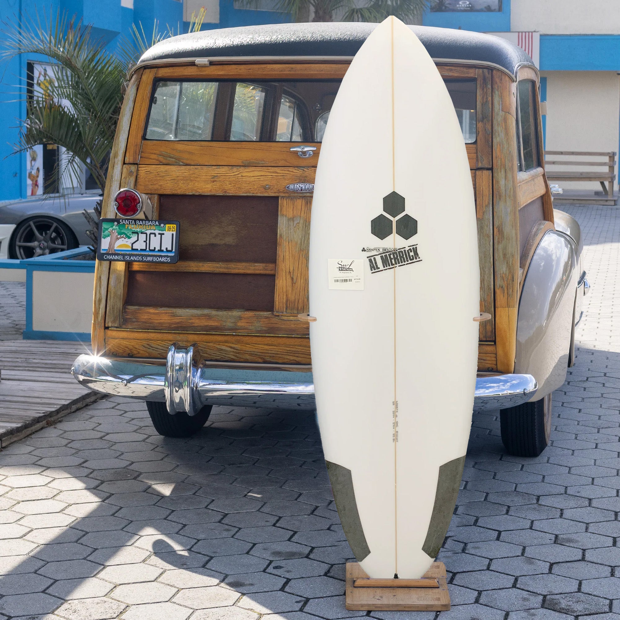 Channel Islands Biscuit 6'4 Surfboard with FCS II Fin System - Perfect for Small to Medium Waves and Beach Cruising