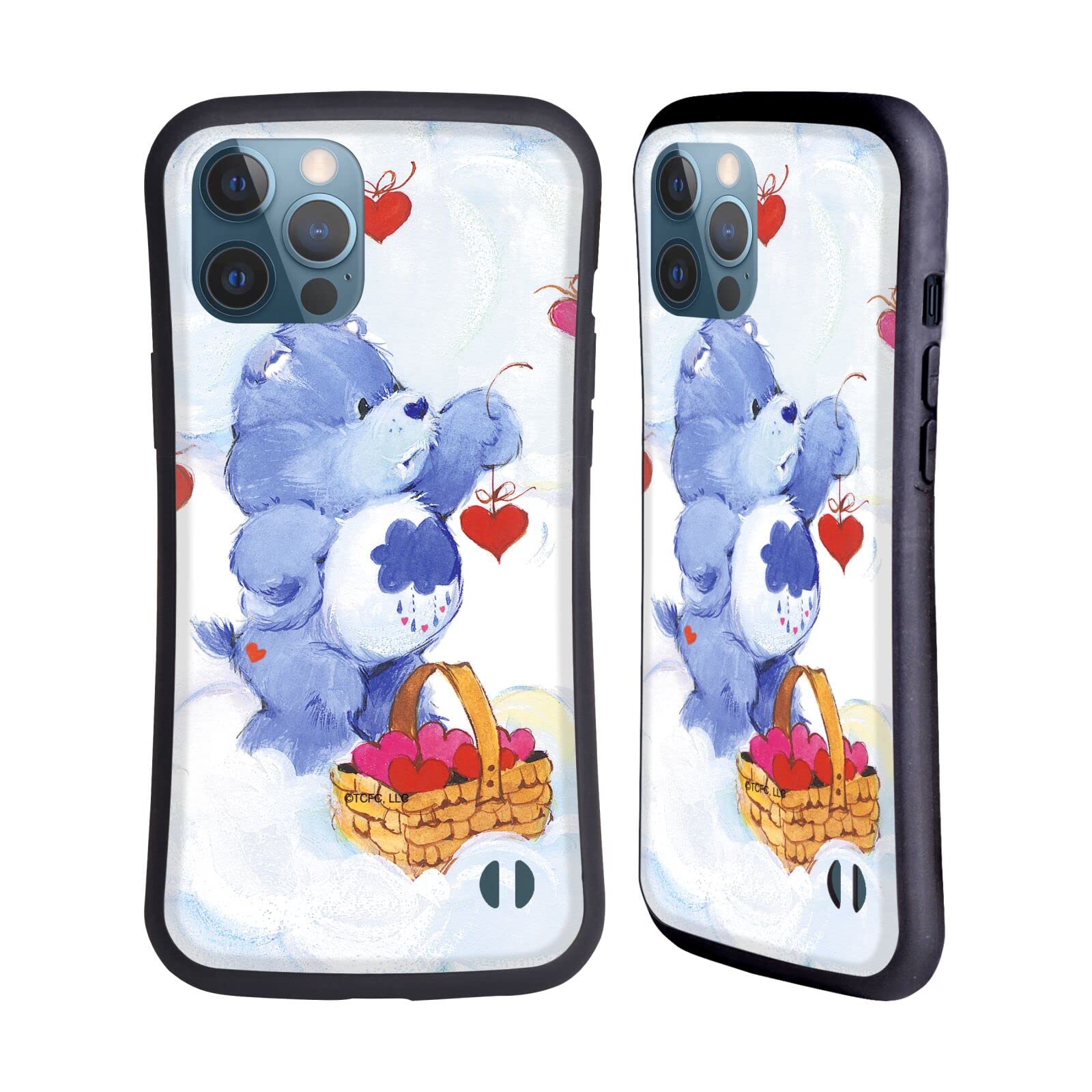 Officially Licensed Care Bears Grumpy Classic Hybrid Case for Apple iPhone 12 Pro Max - Durable Protective Phone Cover with Cute Character Design, Perfect for Kids, Teens and Care Bears Fans - Ideal for Daily Use, School, Work and Gift Giving