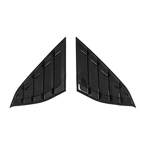 Honda Accord 2018-2022 Side Window Louvers Vent Cover Trim - 2PCS ABS Carbon Fiber Car Accessories for Enhanced Style & Protection | Perfect for Street Racing, Car Shows, and Daily Driving
