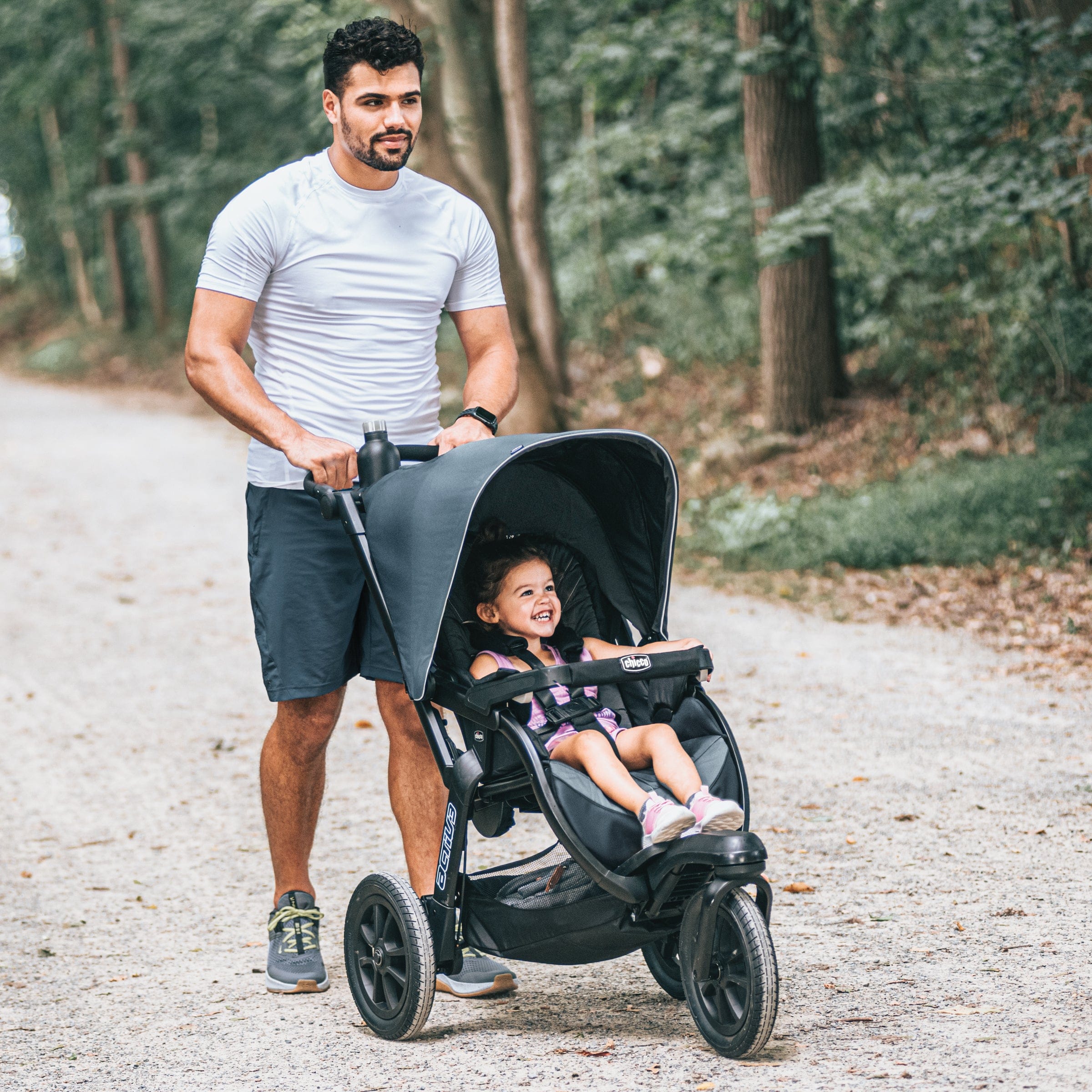 Chicco Activ3 Jogging Stroller - Lightweight All-Terrain Baby Stroller for Running & Walking | Perfect for Active Parents & Outdoor Adventures