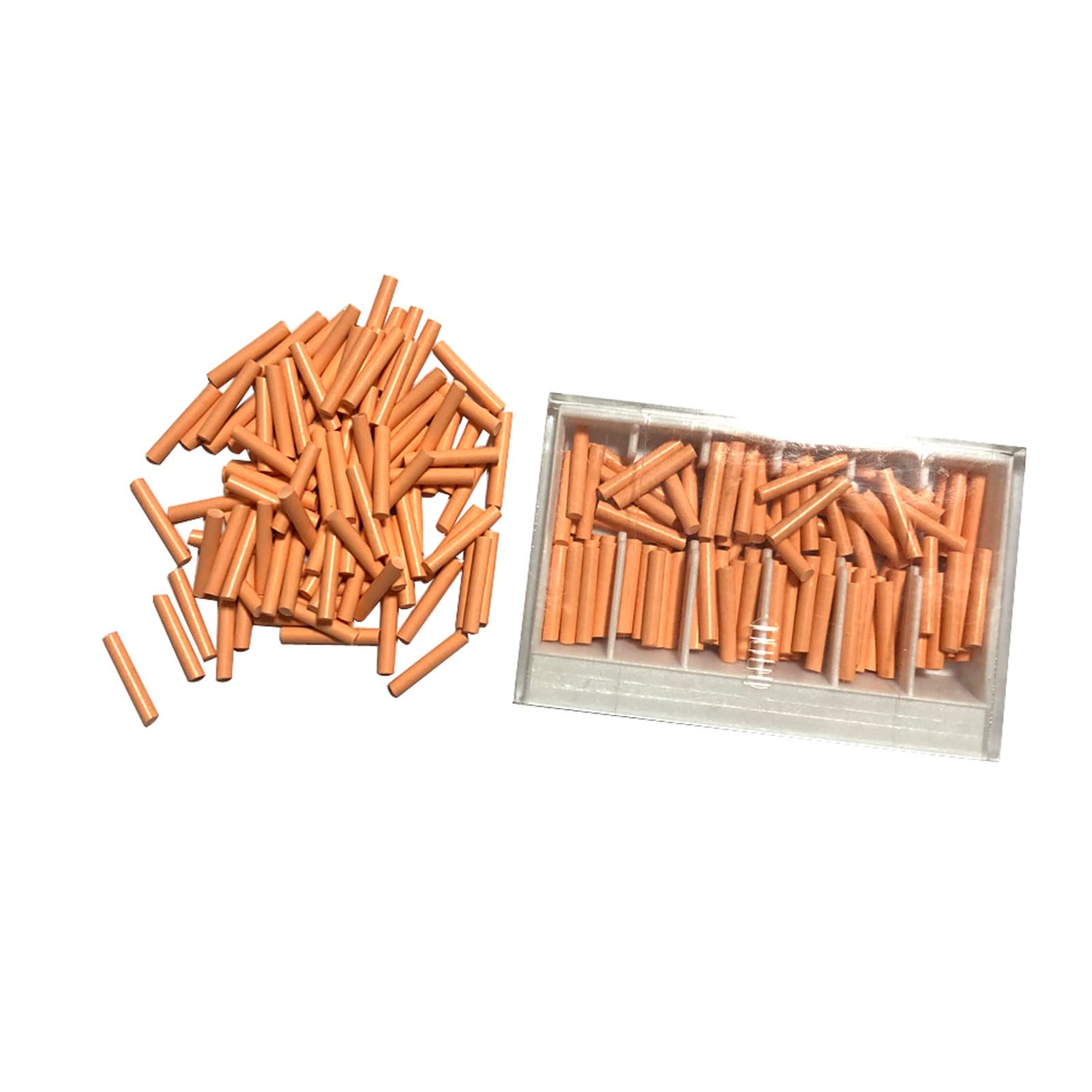Premium Dental Gutta Percha Bars - 300pcs (3 Boxes) for Root Canal Treatment & Caries Filling - Orange Color - Ideal for Dentists, Endodontists & Dental Clinics