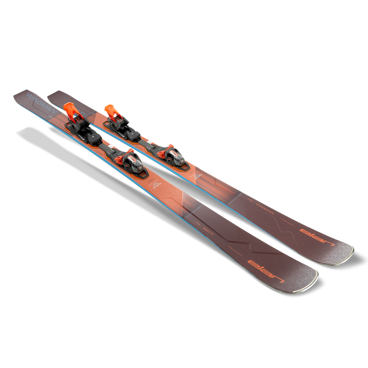 Elan WINGMAN 82 CTI FX Skis with EMX 12.0 DB192319 Bindings - 2025 Model | All-Mountain Performance for Powder & Groomed Runs