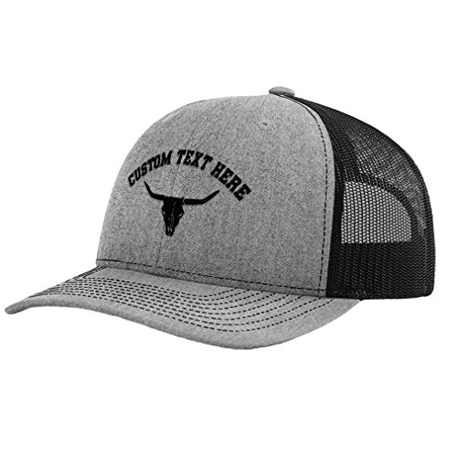Heather Grey Black Personalized Text Here