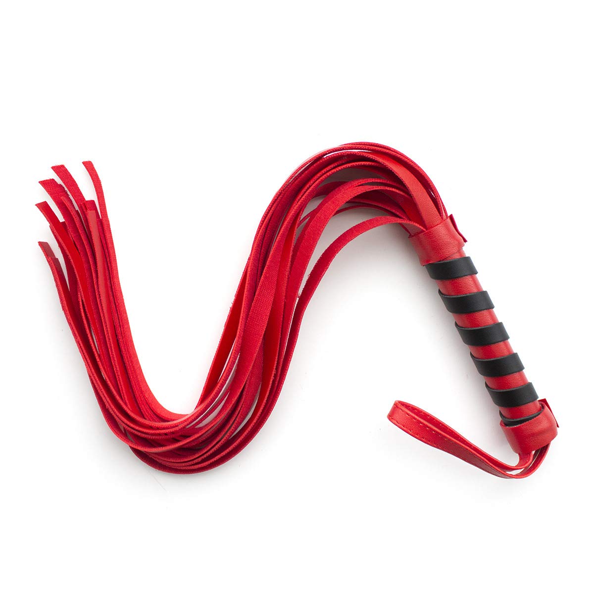 Premium Leather BDSM Whip Flogger - Sensual Spanking Paddle for Couples Play, Adult Bondage Toys for BDSM & Roleplay - Perfect for Bedroom Fun, Bachelorette Parties & Kinky Gift Giving