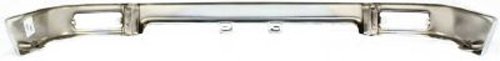 CPP Chrome Steel Front Bumper for 1989-1995 Toyota Pickup Truck - Heavy Duty Replacement Part - TO1002102 - Perfect for Off-Roading & Vehicle Restoration Projects