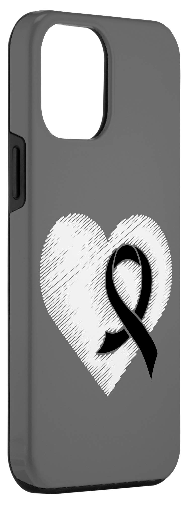 iPhone 12 Pro Max Case - Melanoma Cancer Awareness Phone Cover | Support & Awareness Gift for Patients, Survivors & Supporters | Durable Protection for Daily Use, Work & Special Events