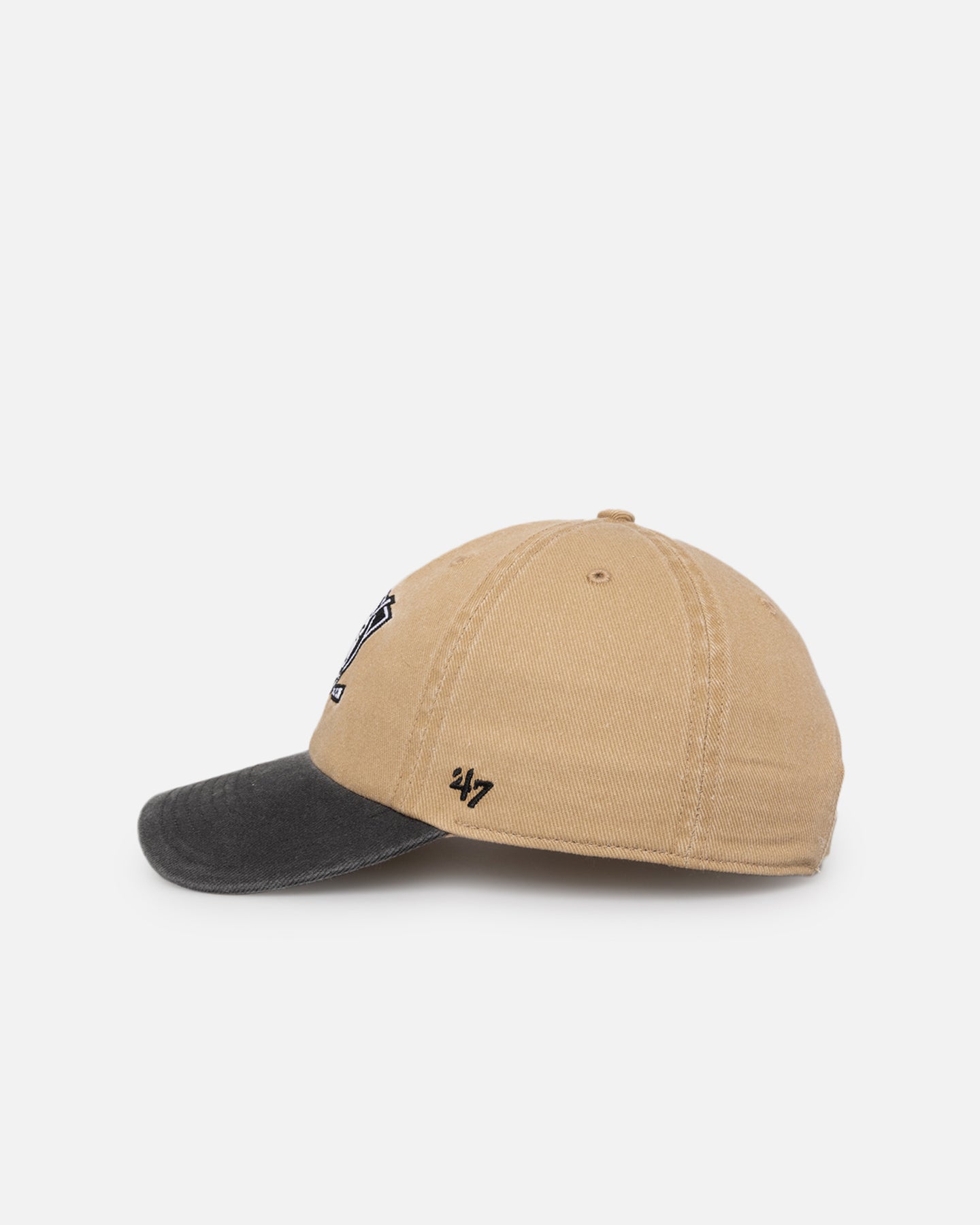 47 Brand Anaheim Ducks 'Apollo Chain' 47 Clean Up Strapback Khaki Hat - Official NHL Hockey Cap for Men & Women - Perfect for Game Day, Casual Wear & Sports Fans