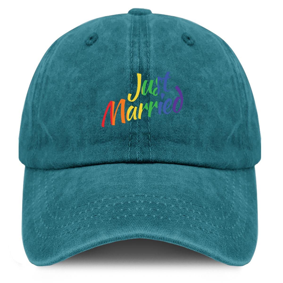 SAOK Funny Dad Hats for Men - Cotton Fitted Just Married Baseball Cap - Perfect for Camping, Outdoor Adventures & Gifts