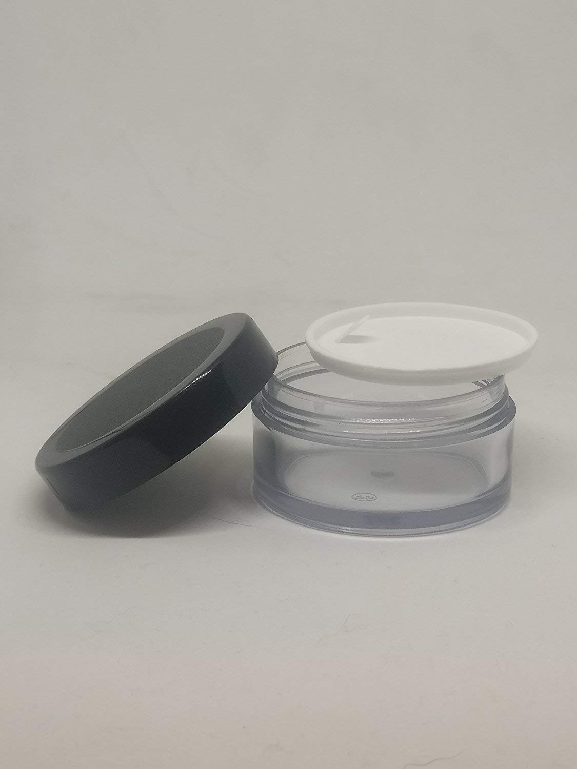 12-Piece 25g Acrylic Sanjar Jars for DIY Cosmetics & Skincare - Refillable, Reusable Containers for Body Butter, Creams & Lip Balms - Perfect for Home Beauty Storage & Travel Organizers
