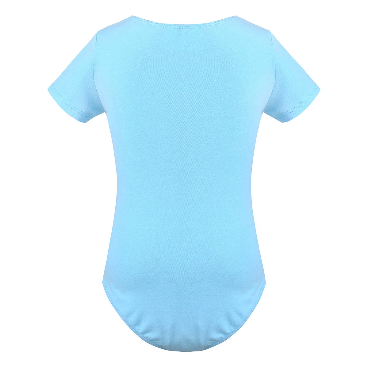 Girls Ballet Leotard with Chiffon Tutu Skirt - Classic Dancewear for Kids, Short Sleeve Athletic Leotard - Perfect for Ballet Class, Recitals & Dance Performances