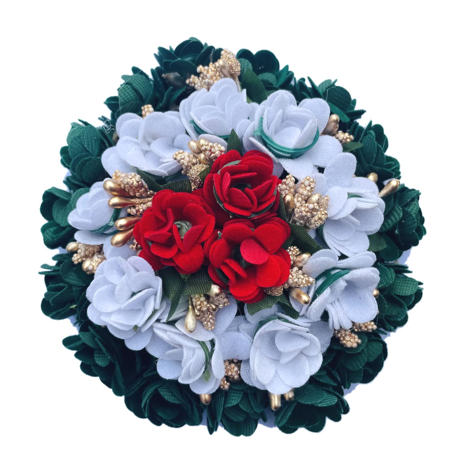 Maahal Artificial Flower Juda - Bridal Gajra & Bun Hair Accessories for Women & Girls - Perfect for Weddings, Parties & Traditional Celebrations