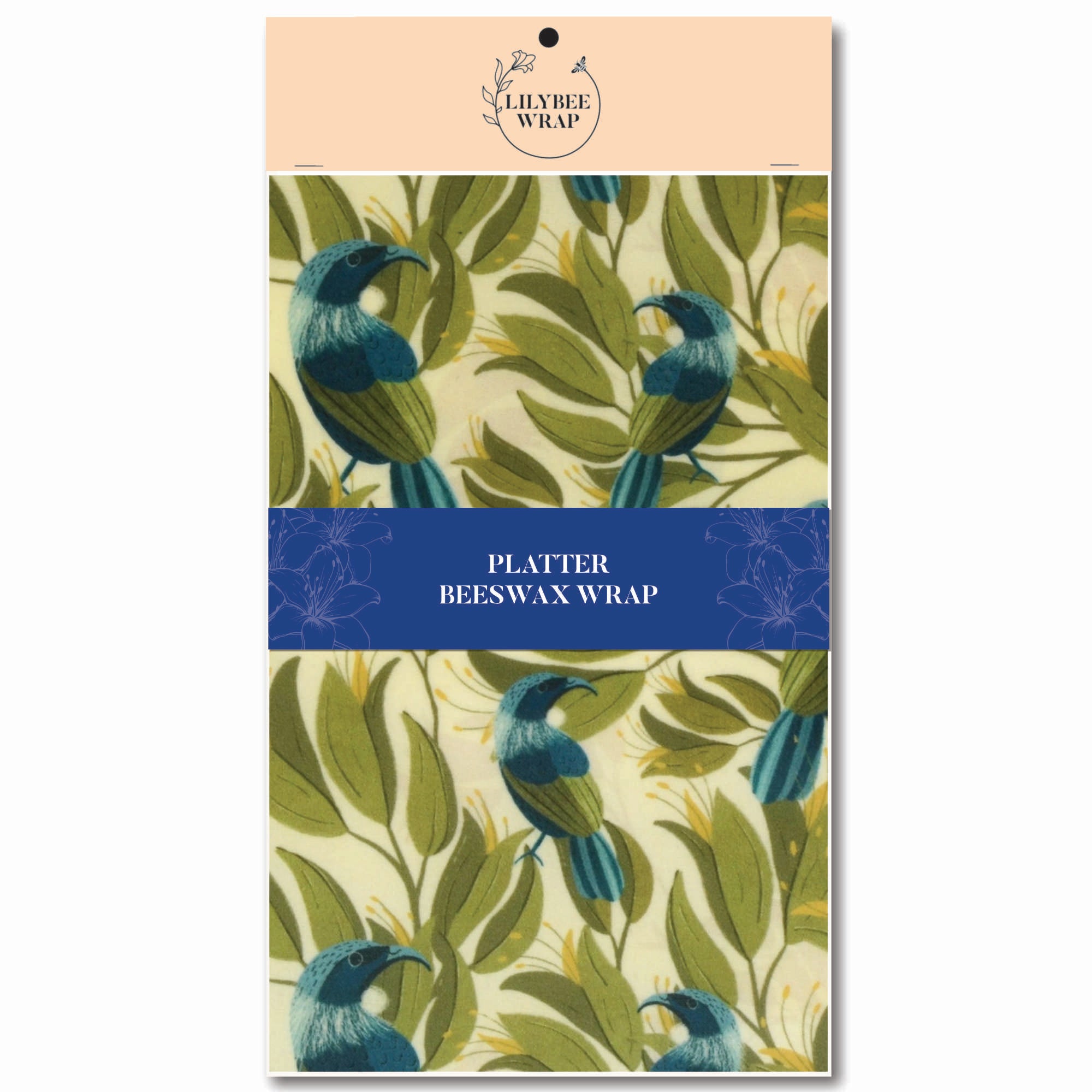 Eco-Friendly Beeswax Food Wraps - Reusable & Sustainable Alternative to Plastic Wrap for Fresh Food Storage - Perfect for Sandwiches, Fruits & Cheese Preservation