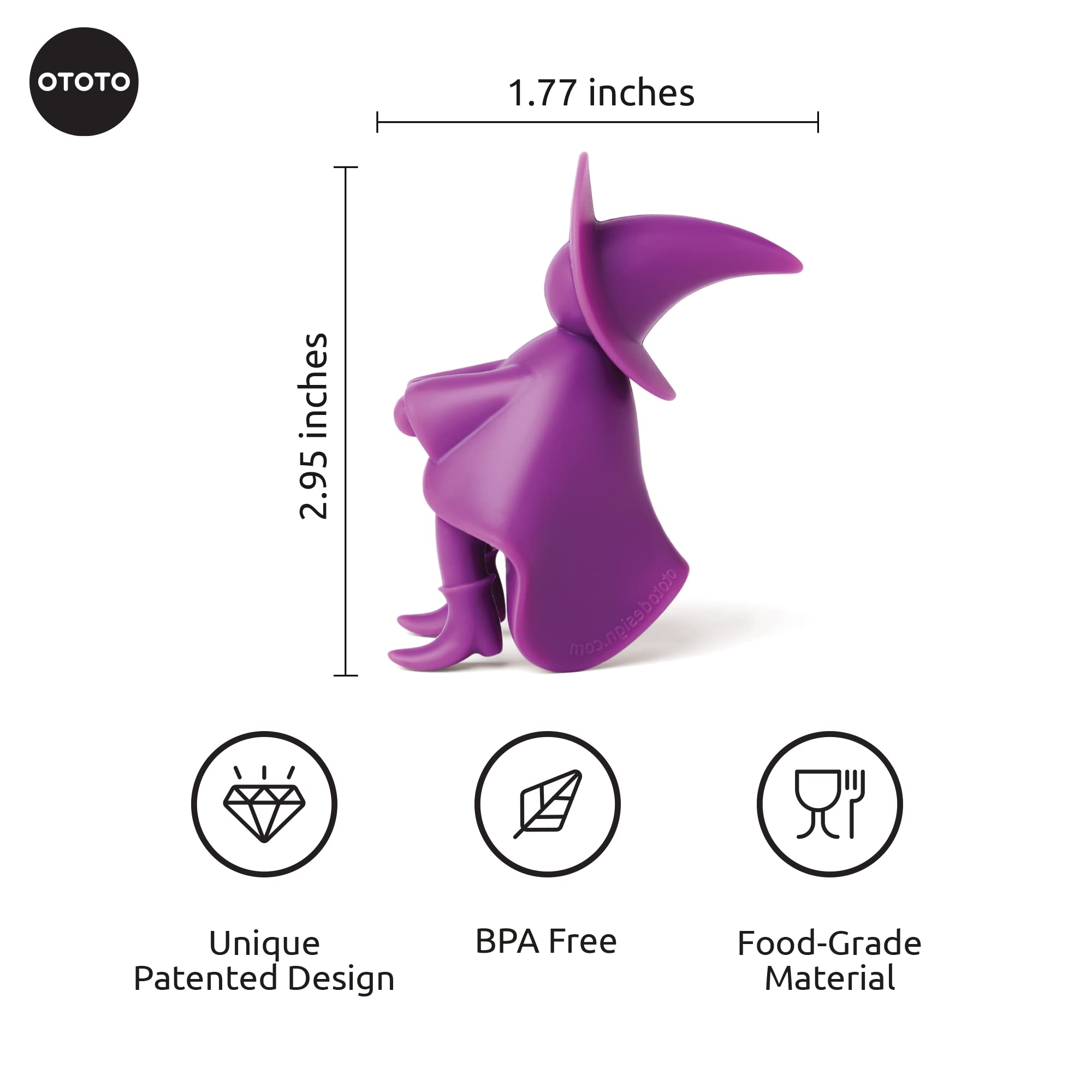 OTOTO Funny Spoon Holder - Durable Stove Top Spoon Rest, Unique Cooking Gadget, Perfect Gift for Kitchen Enthusiasts, Cute & Functional Kitchen Accessory for Everyday Cooking
