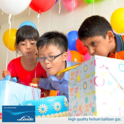 Disposable Helium Tank for Balloons - 1 Count - Portable Helium Gas Canister for Birthday Parties, Kids Events, Rubber Balloons & Cartoon Decorations - Perfect for Balloon Arches, Baby Showers & Celebrations