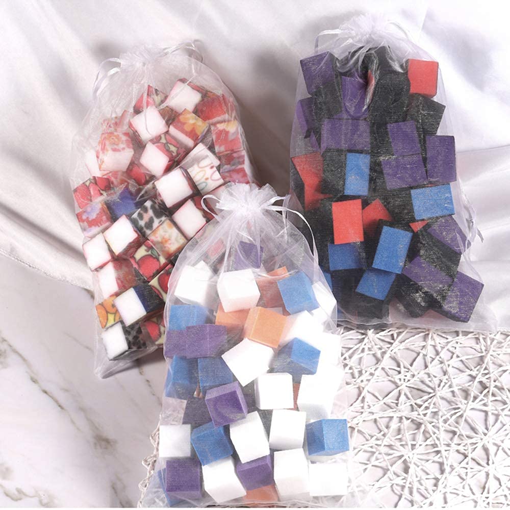 Ubersweet® Imported Multicolor Buffer Blocks - Professional Nail Sponge Mini Blocks for Manicure & Pedicure Tools | Perfect for Home & Salon Nail Care