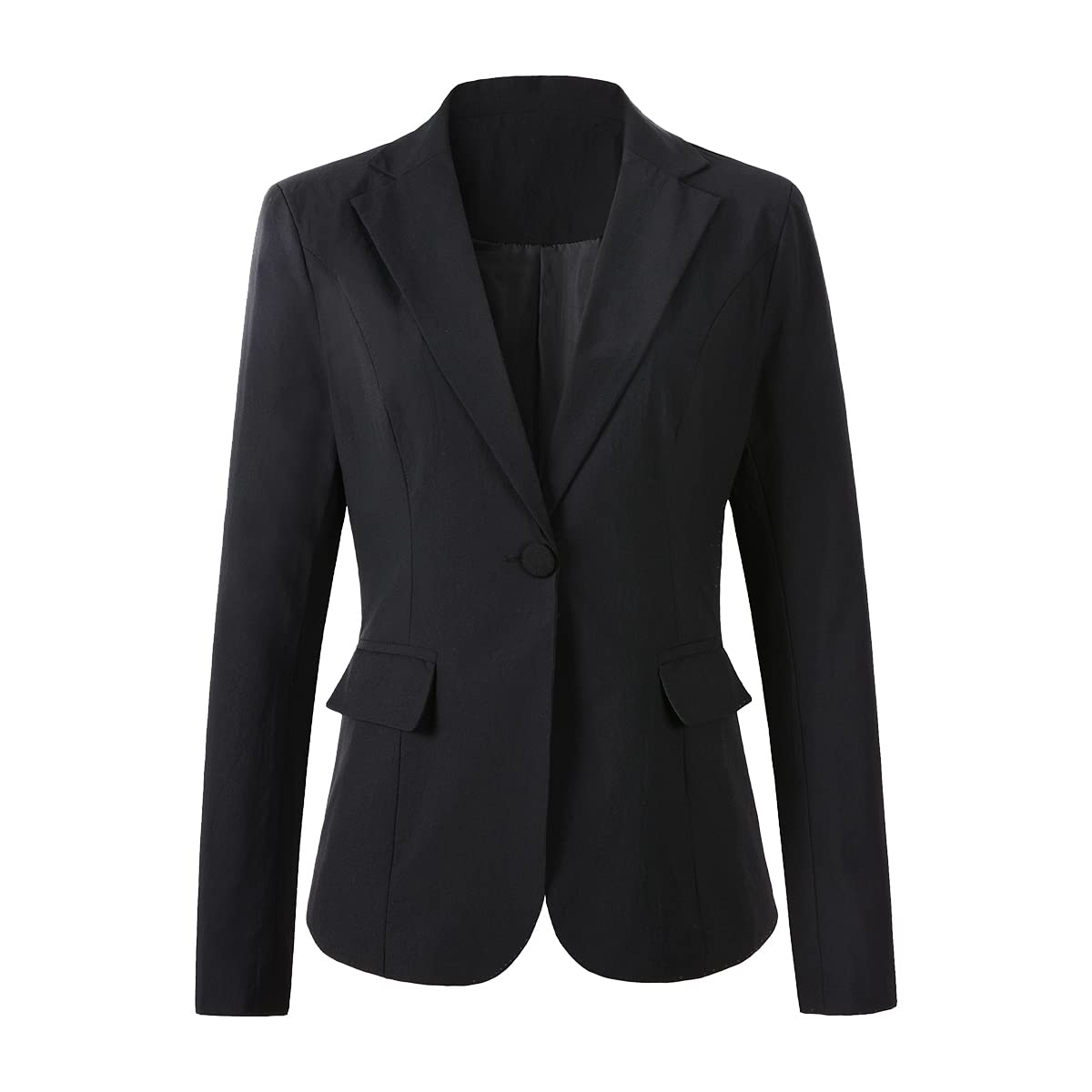 Women's Lightweight One-Button Blazer Jacket for Office Work | Professional Business Suit Jacket | Perfect for Workwear, Interviews & Formal Occasions