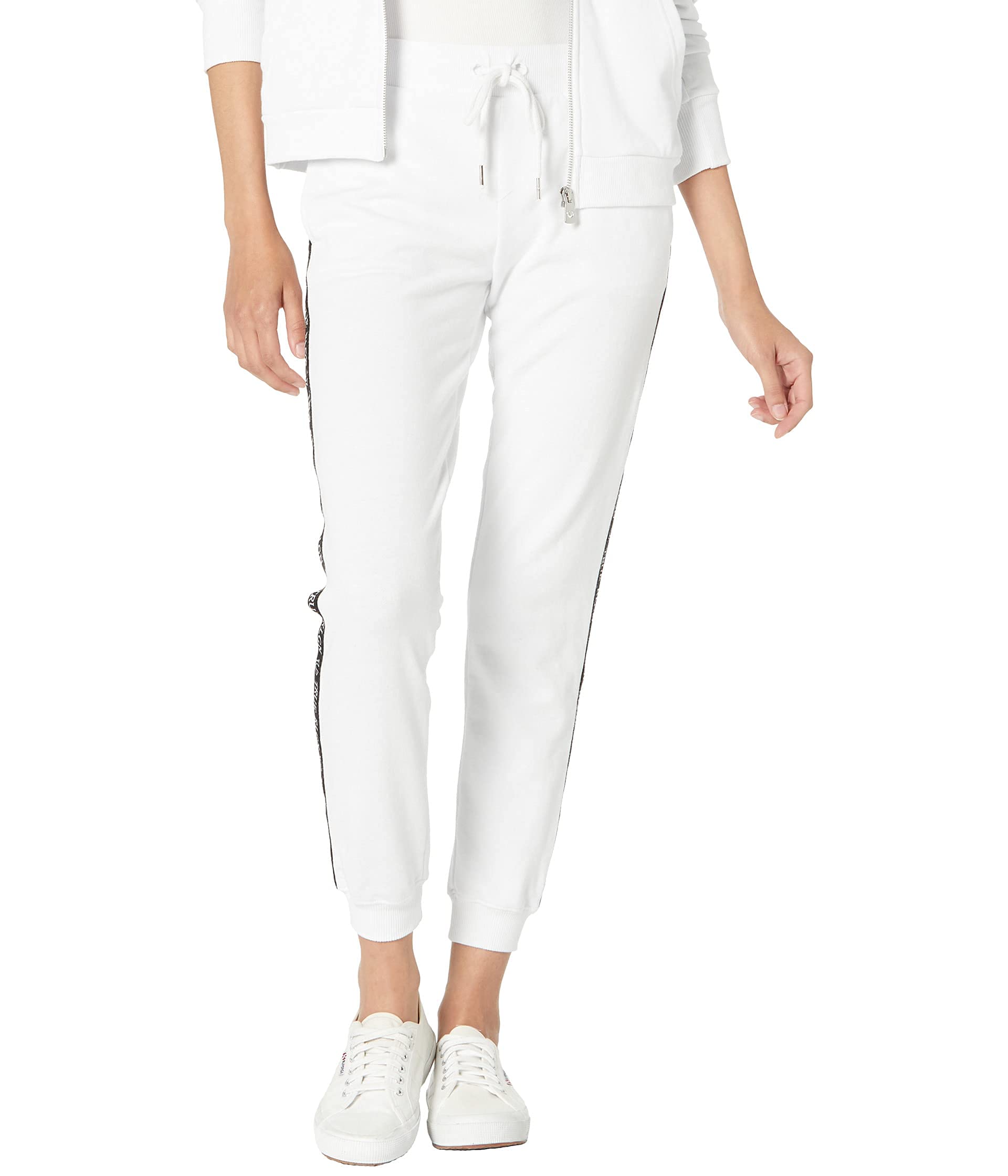 True Religion Women's Ticker Graphic Mid Rise Jogger Sweatpants - Comfortable Casual Lounge Pants for Yoga, Running & Everyday Wear