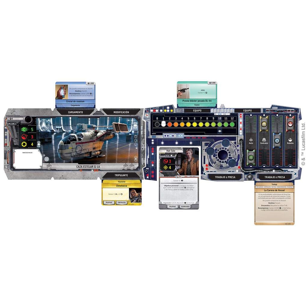 Fantasy Flight Games Star Wars: Outer Rim Board Game - Spanish Edition, Multicolor (SW06ES) - Strategy Game for Ages 14+ | Perfect for Family Game Nights & Star Wars Fans