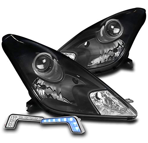 2000-2005 Toyota Celica Black Projector Headlights with 6.25