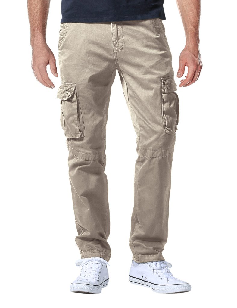 Men's Athletic-Fit Cargo Pants - Lightweight, Stretchable & Breathable for Outdoor Workouts, Hiking & Casual Wear