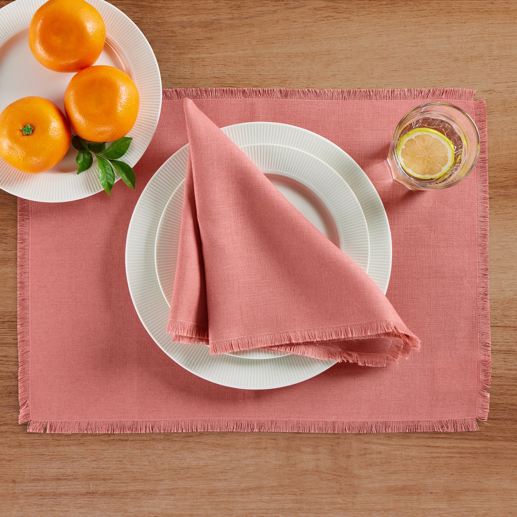 Elegant Fringe Napkins Set of 4 - Premium Cotton Decorative Table Linens for Dinner Parties, Weddings & Home Decor