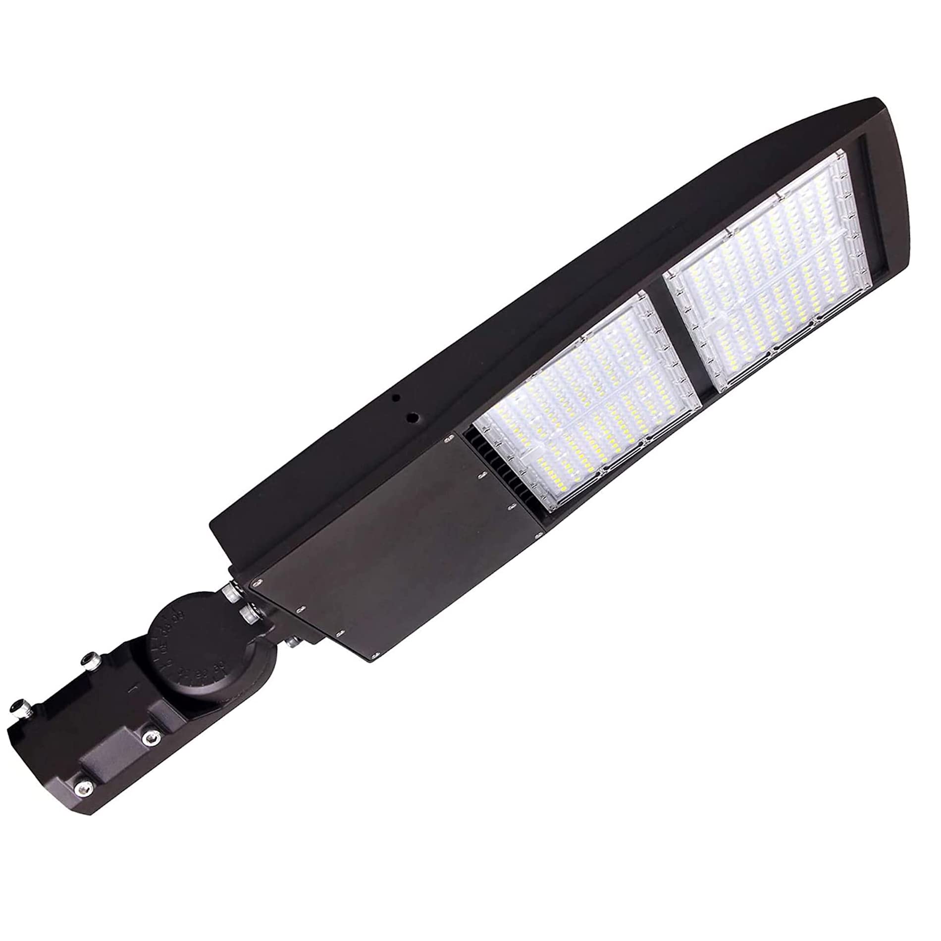 300W LED Parking Lot Lights with Surge Protector - 1000W MH/HPS Equivalent, 5000K 42000LM Dimmable Shoebox Light - DLC & UL Approved for Parking Lots, Sports Courts, and Outdoor Commercial Areas
