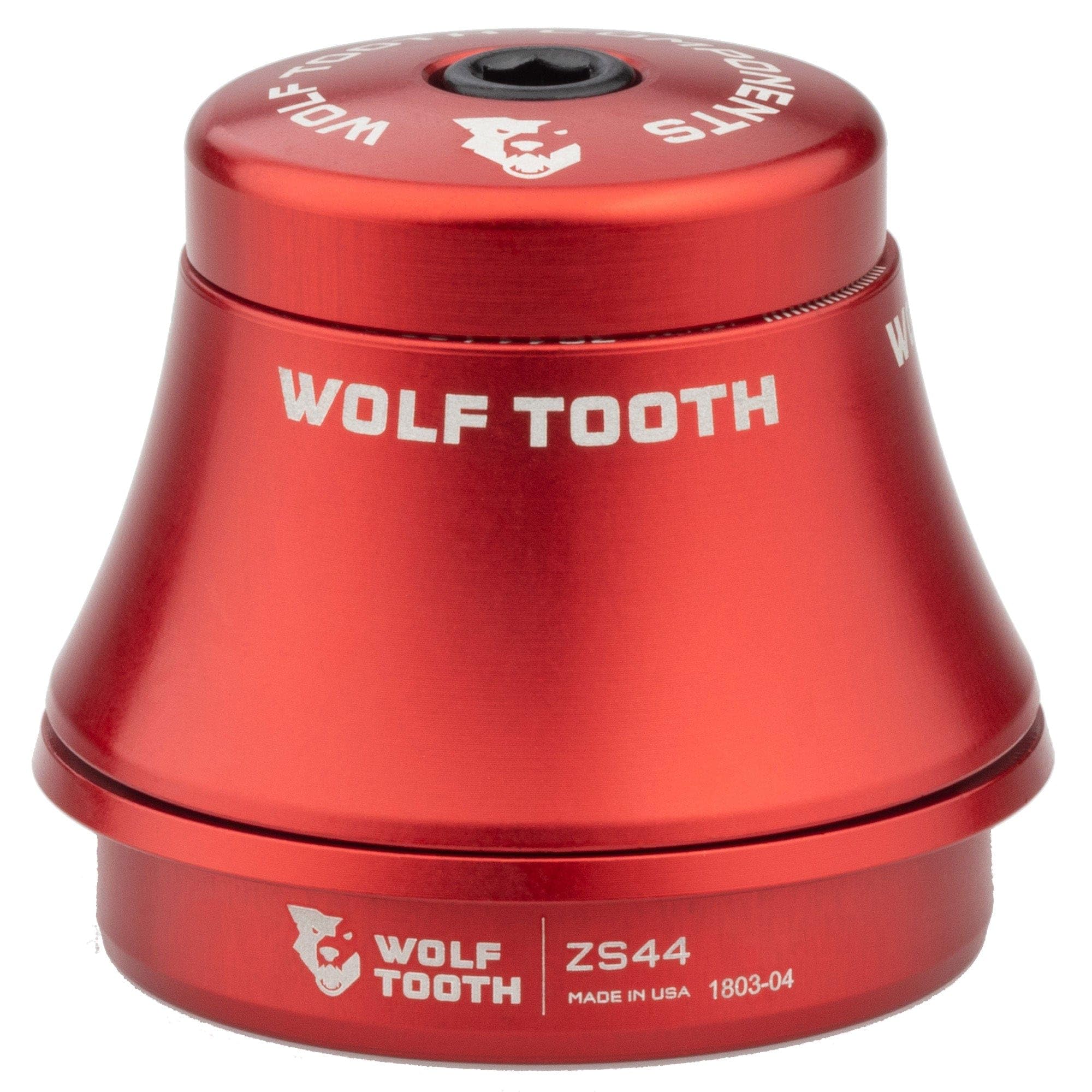 Wolf Tooth Premium Zero Stack (ZS) Headset - Lightweight MTB & Road Bike Headset for Smooth Steering - Perfect for Trail Riding, Commuting, and Performance Cycling
