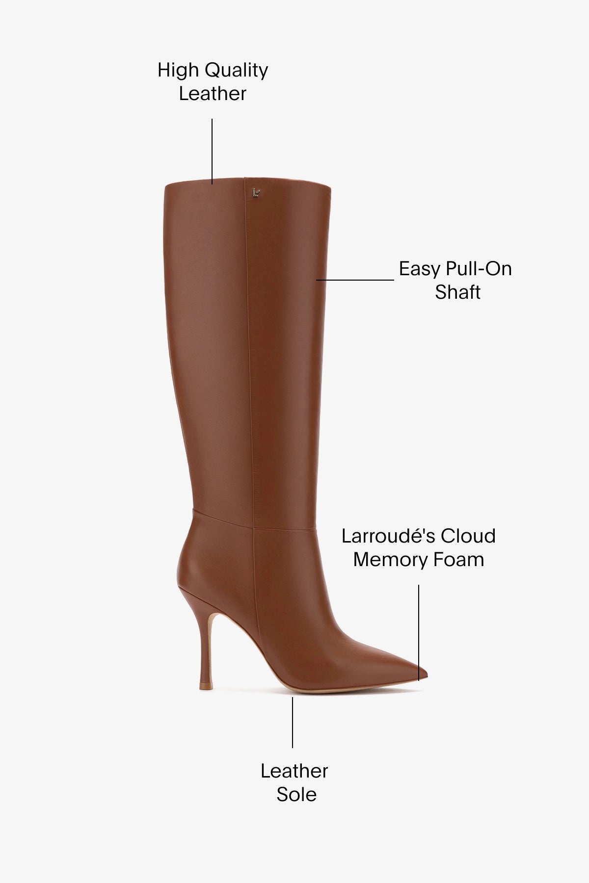 Kate Women's Caramel Leather Boots - Stylish & Comfortable Ankle Boots for Fall & Winter Fashion | Perfect for Work, Casual Outfits & Date Nights