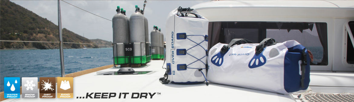 OverBoard Waterproof Boat Master Dry Tube 40L - Waterproof Storage Bag for Boating, Kayaking, Fishing & Beach Gear - Keep Belongings Dry on Water Adventures