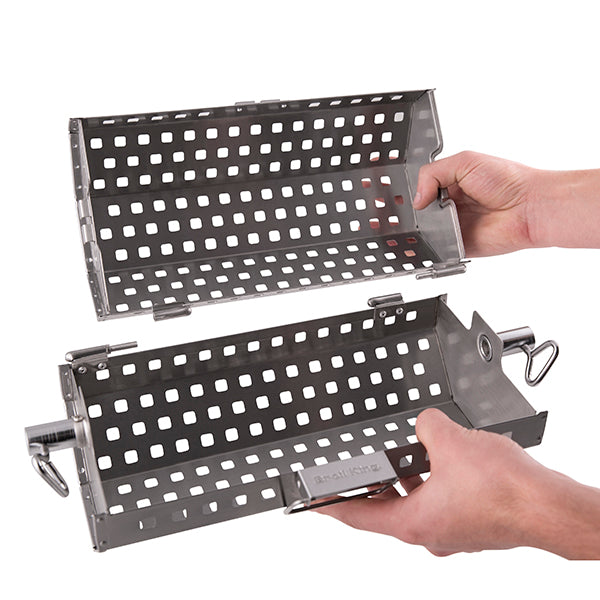 Broil King 64875 Rotisserie Tumble Basket for Grilling - Heavy Duty Stainless Steel Rotating Grill Accessory for Chicken, Vegetables & Kabobs - Perfect for Backyard BBQs, Camping & Outdoor Cooking