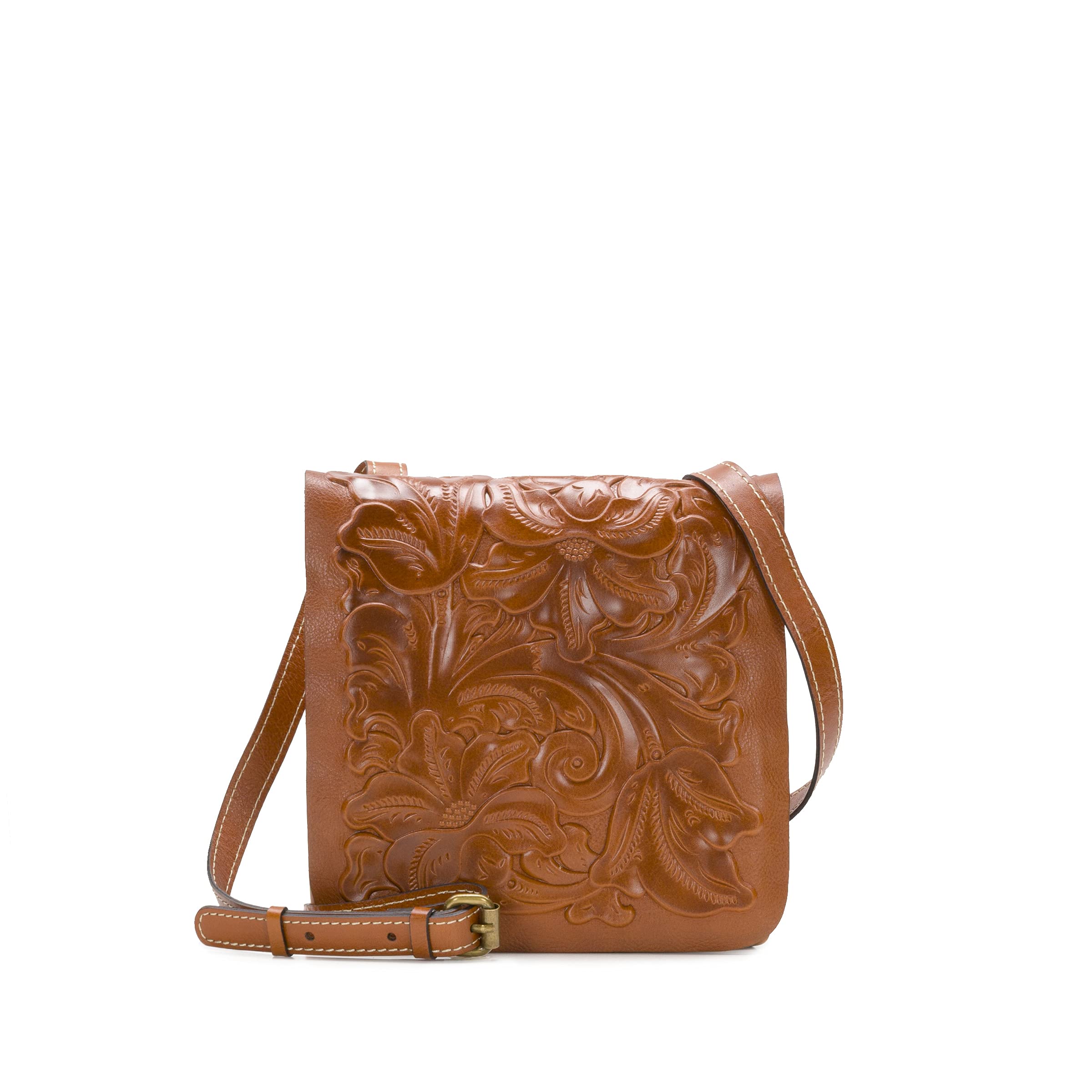 Patricia Nash Granada Genuine Leather Crossbody Purse for Women - Stylish & Durable Handbag for Work, Travel & Everyday Use