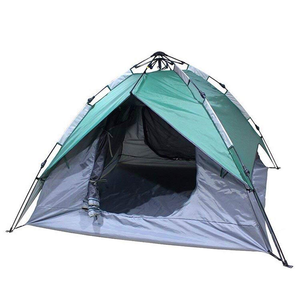 Automatic Hydraulic Camping Tent - Waterproof Double Layer Multifunctional Outdoor Tent for Hiking, Mountaineering & Backpacking | Perfect for Family Camping, Beach Trips & Adventure Travel