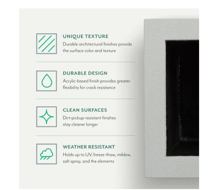 Black Square Planter Box - Modern Outdoor Garden Container for Plants, Flowers & Herbs | Perfect for Patio, Balcony & Home Decor
