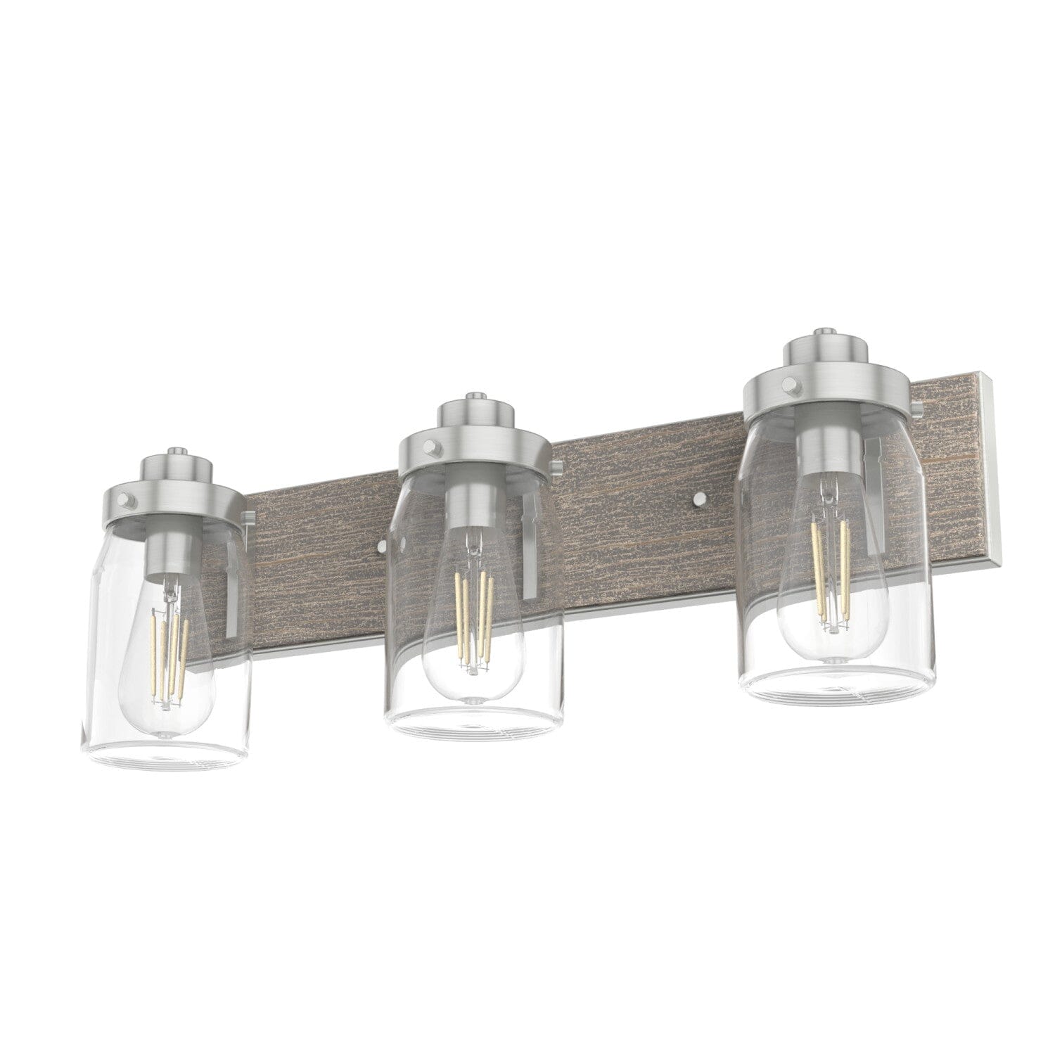 Devon Park 3-Light Bathroom Vanity Light Fixture - Modern LED Illumination for Makeup & Shaving - Perfect for Bedroom, Bathroom & Dressing Room