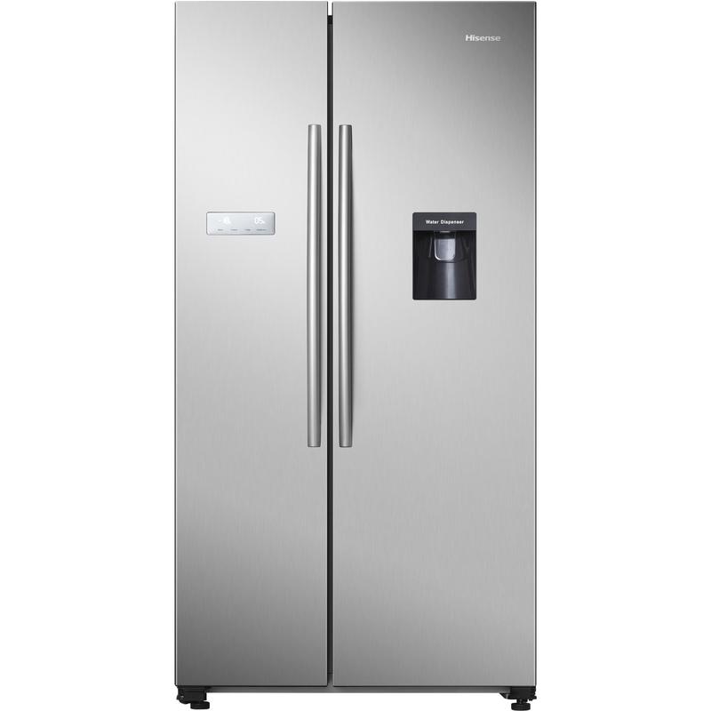 Hisense 578L Side by Side Refrigerator - Stainless Steel HRSBS578SW - Energy Efficient Large Capacity Fridge for Home, Kitchen, Office & Restaurant Use