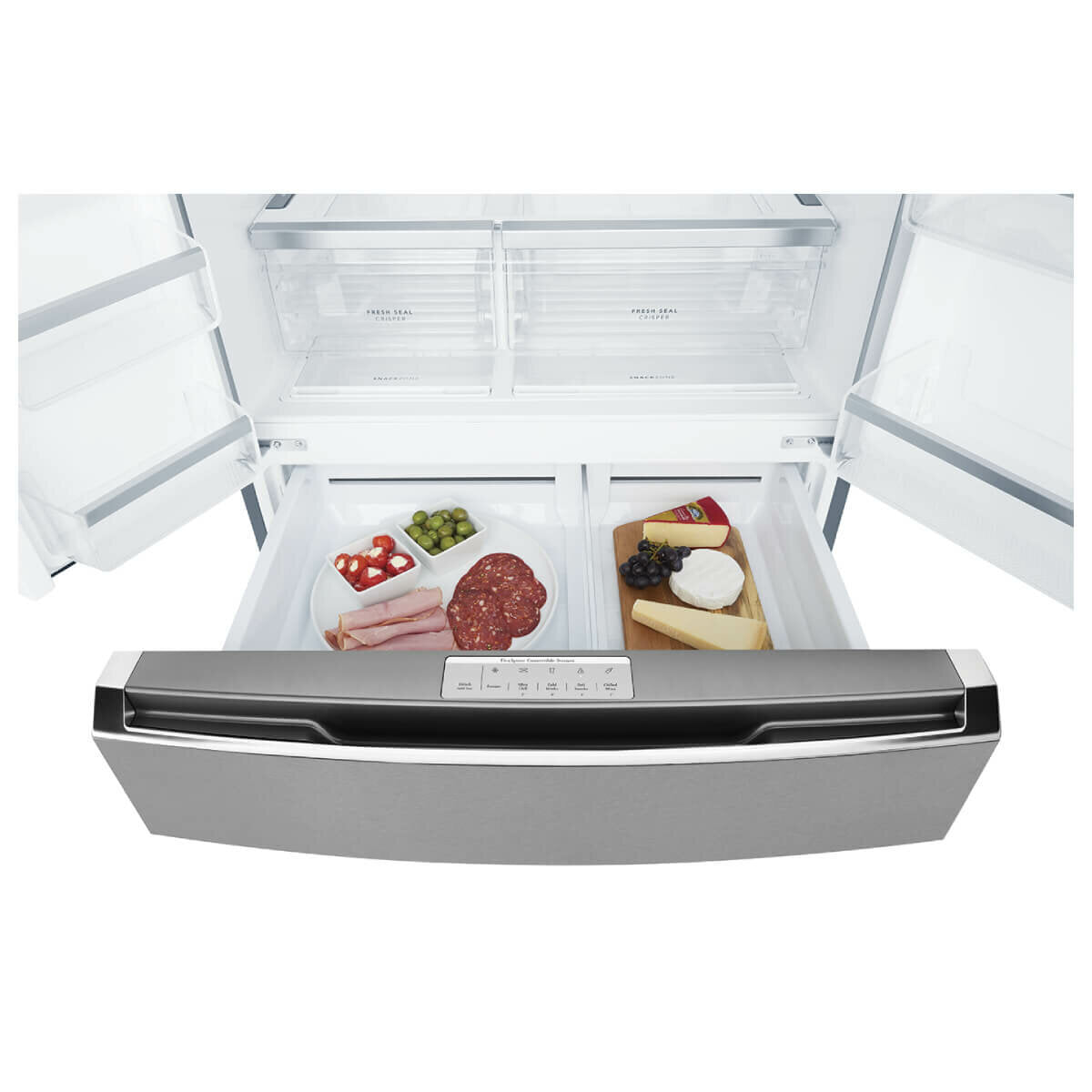 Westinghouse 609L French Door Refrigerator in Stainless Steel - WHE6170SB | Energy Efficient, Spacious Design for Modern Kitchens & Large Families