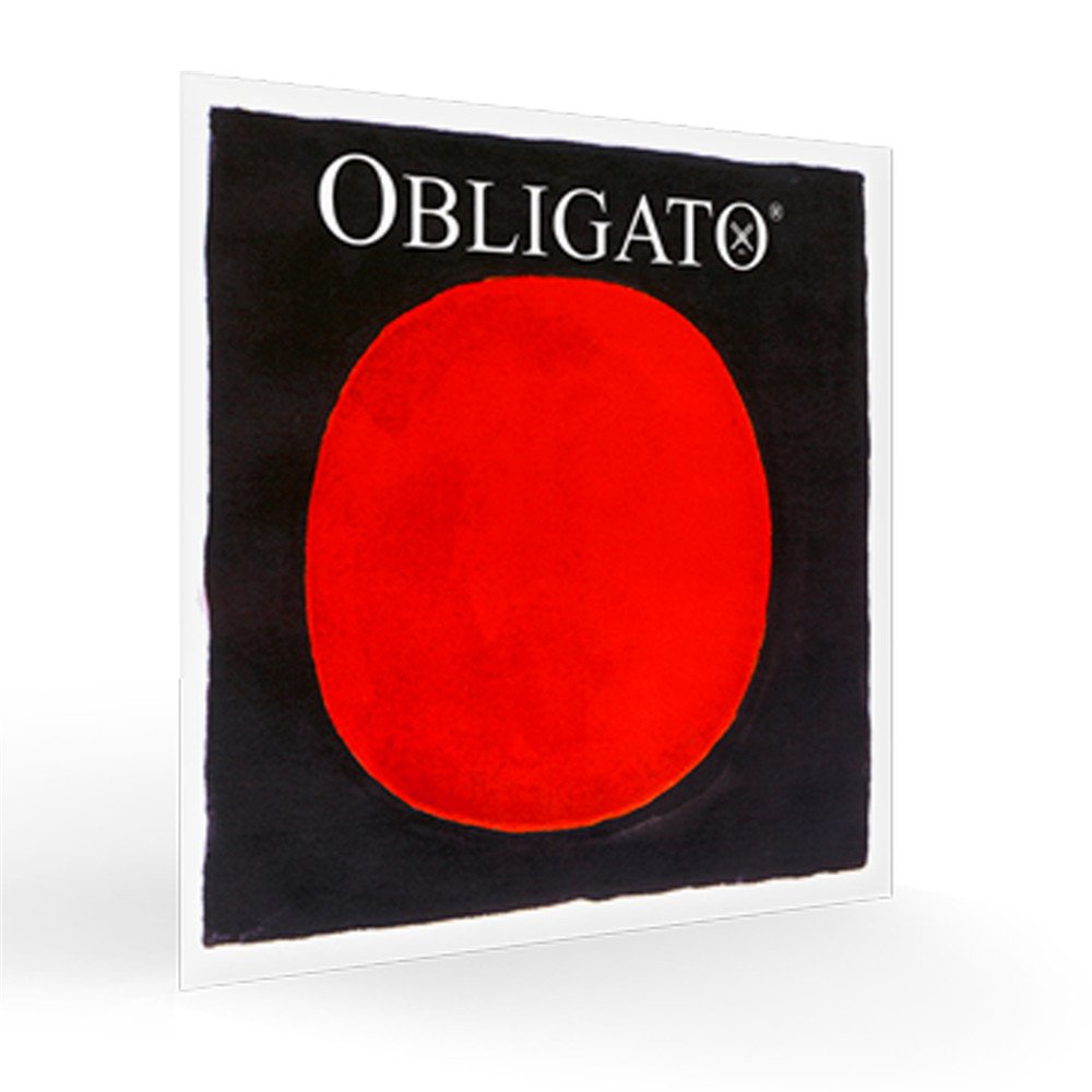 Pirastro Obligato Violin Strings Full Set 4/4 Size - Classic Music Strings with Gold E Ball End for Professional Violinists | Perfect for Solo Performances, Orchestras & Practice Sessions