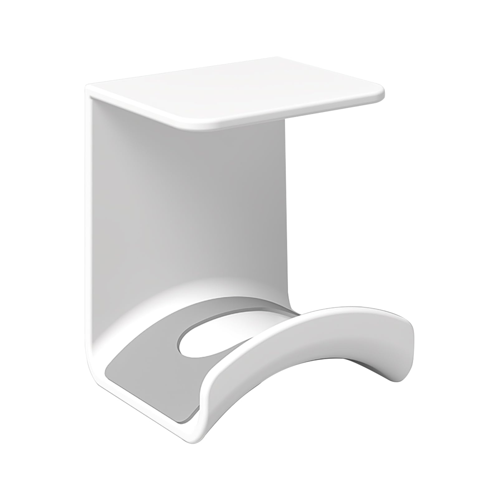 SRLWMYI Strong Adhesive Headset Stand Holder with Hook - Universal Gaming & Office Headphone Hanger, White - Perfect for Desk Organization & Gaming Setup Accessories