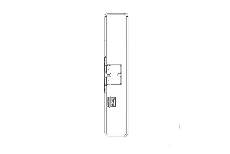 HES 9500 605 Fail Safe/Fail Secure 12/24VDC Electric Strike Lock - Surface Mounted, 3/4