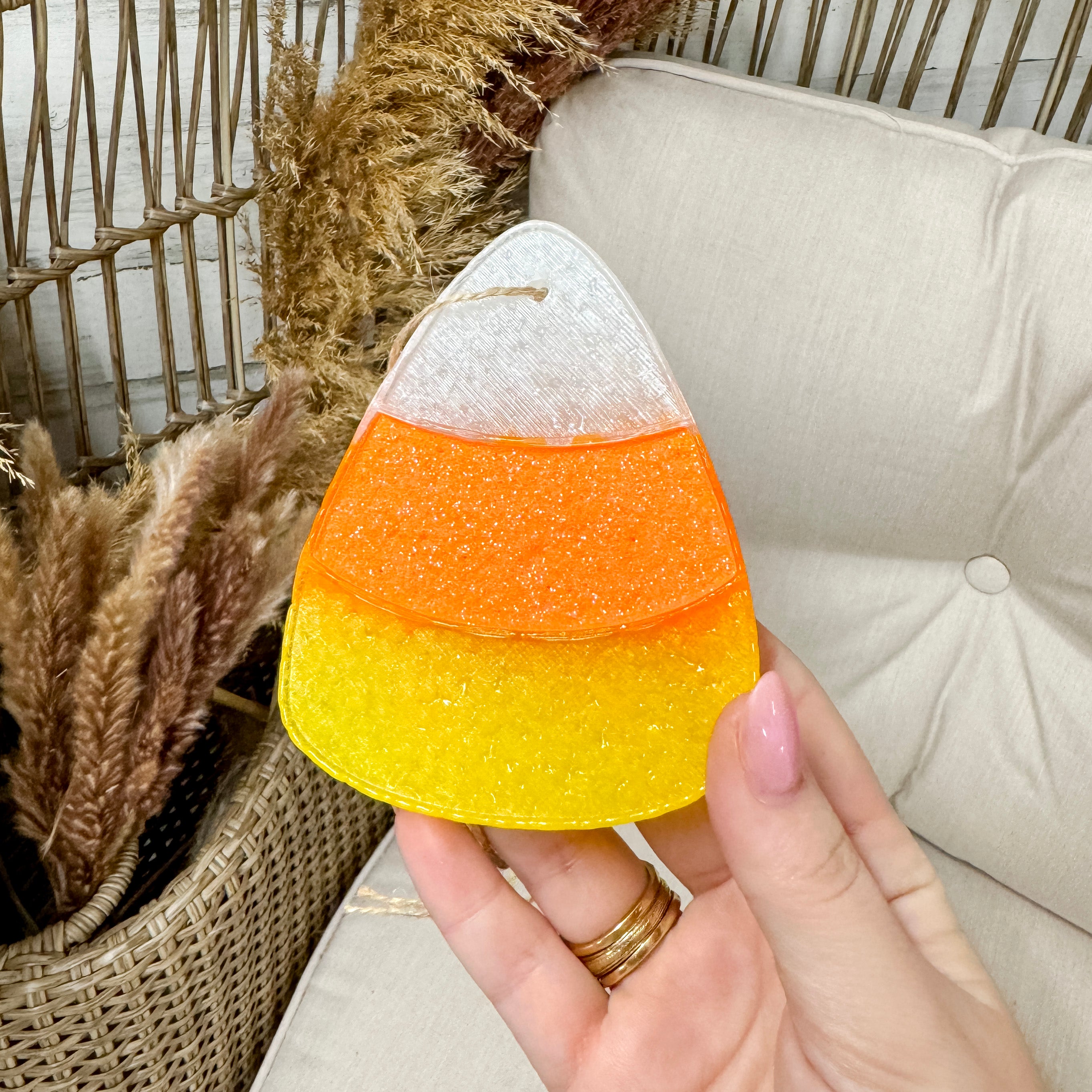 Hocus Pocus Candy Corn Car Air Freshener for Halloween - Spooky Scent for Car, Home & Office Decor