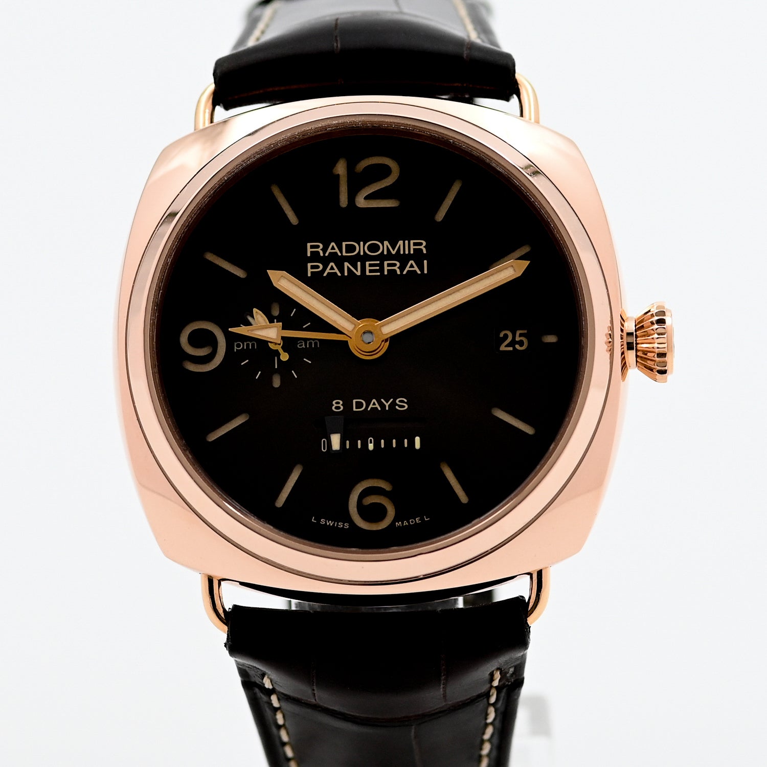 Panerai Radiomir 45 GMT Automatic Men's Watch - Luxury Stainless Steel Dive Watch with Date Function - Perfect for Business, Travel & Water Sports