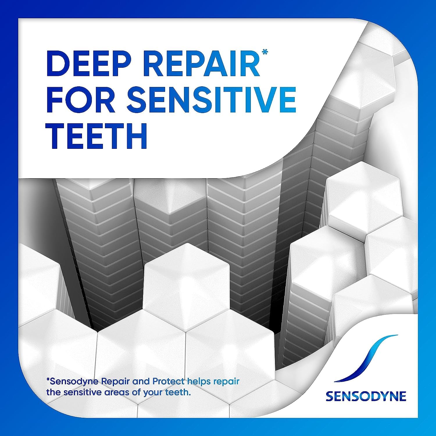 Sensodyne Repair and Protect Mint Toothpaste for Sensitive Teeth - Cavity Prevention & Enamel Repair - 3.4 oz (3-Pack) - Gentle Relief for Tooth Sensitivity & Daily Oral Care