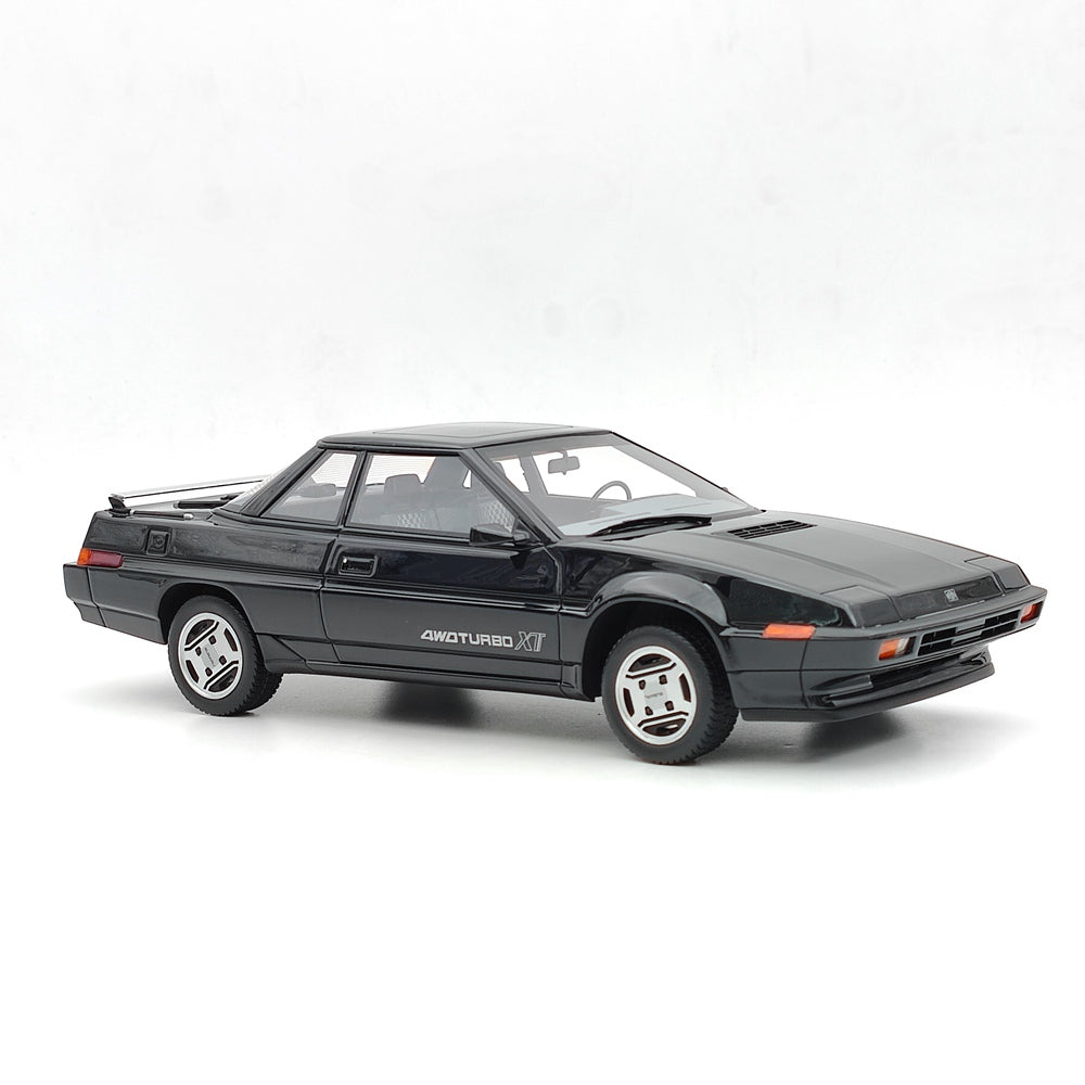 1/18 Scale Subaru XT Turbo 4WD 1985 Resin Model Car - Black Collectible Toy for Adults, Diecast Car Display Gift for Car Enthusiasts & Office Desk Decor