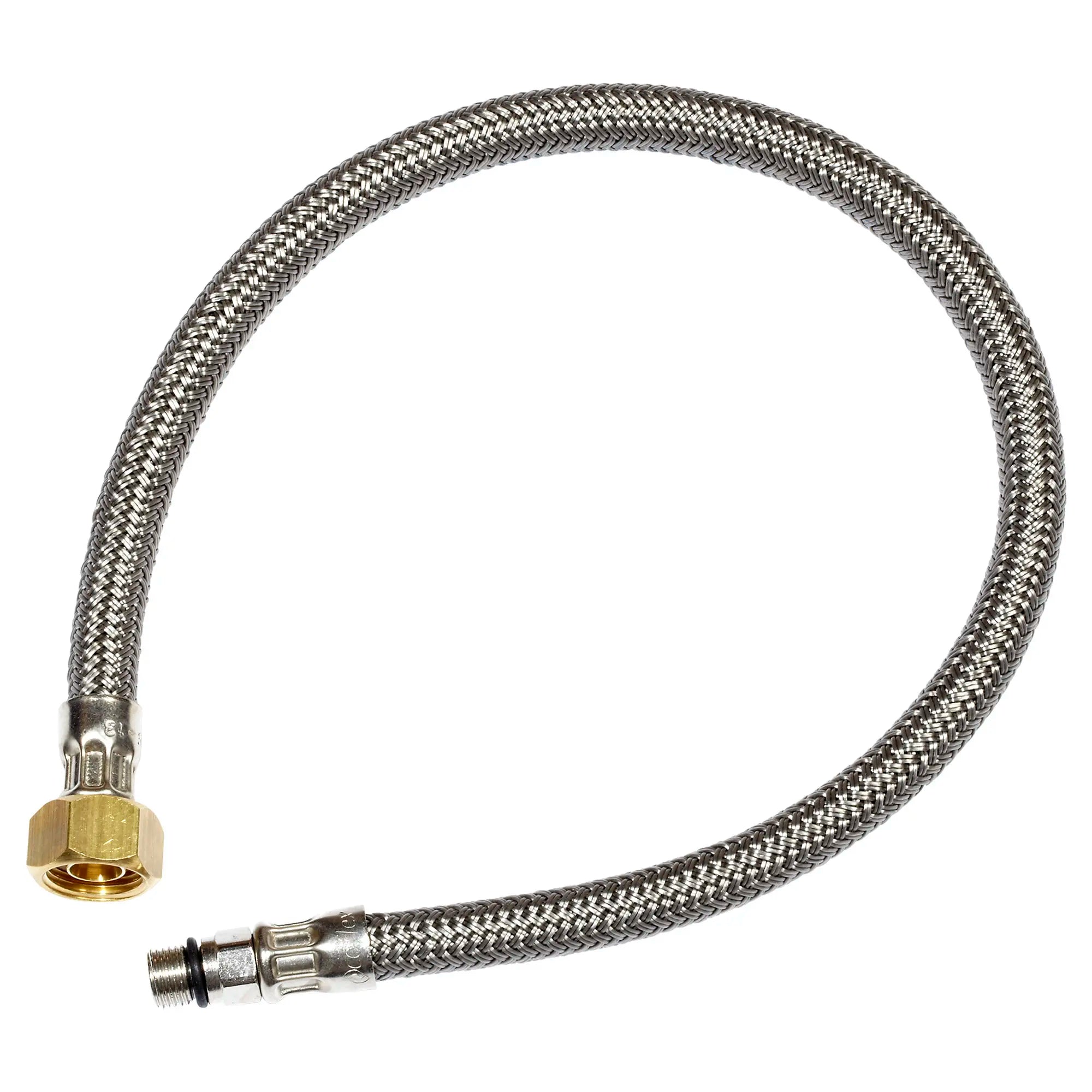 Stainless Steel Faucet Supply Hose - Flexible Braided Water Line for Kitchen & Bathroom Sink (12