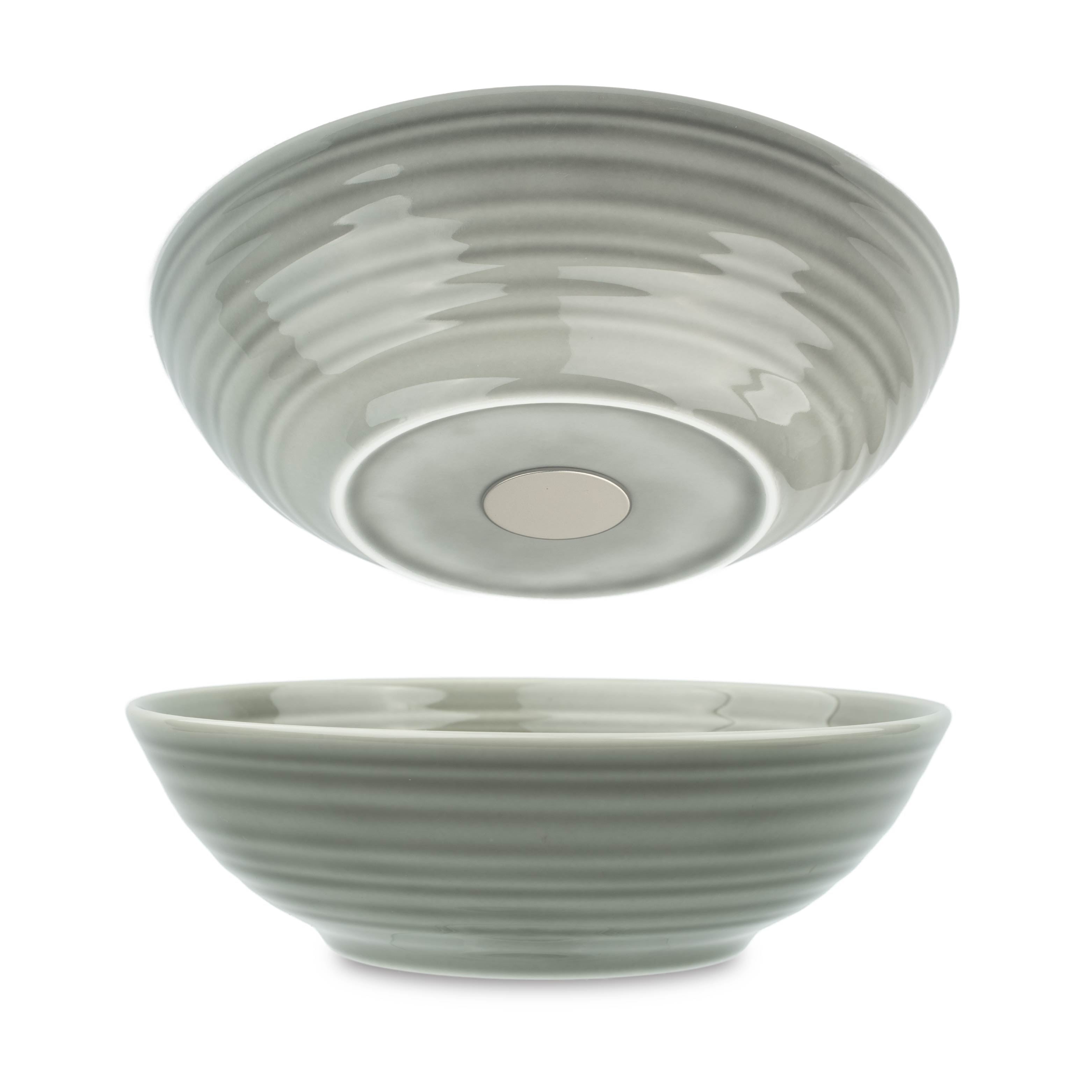 Premium Magnetic Porcelain Food Bowls - 20cm Set of 4, Durable & Stylish Pet Feeding Dishes for Dogs & Cats - Perfect for Home, Kitchen, and Travel Use