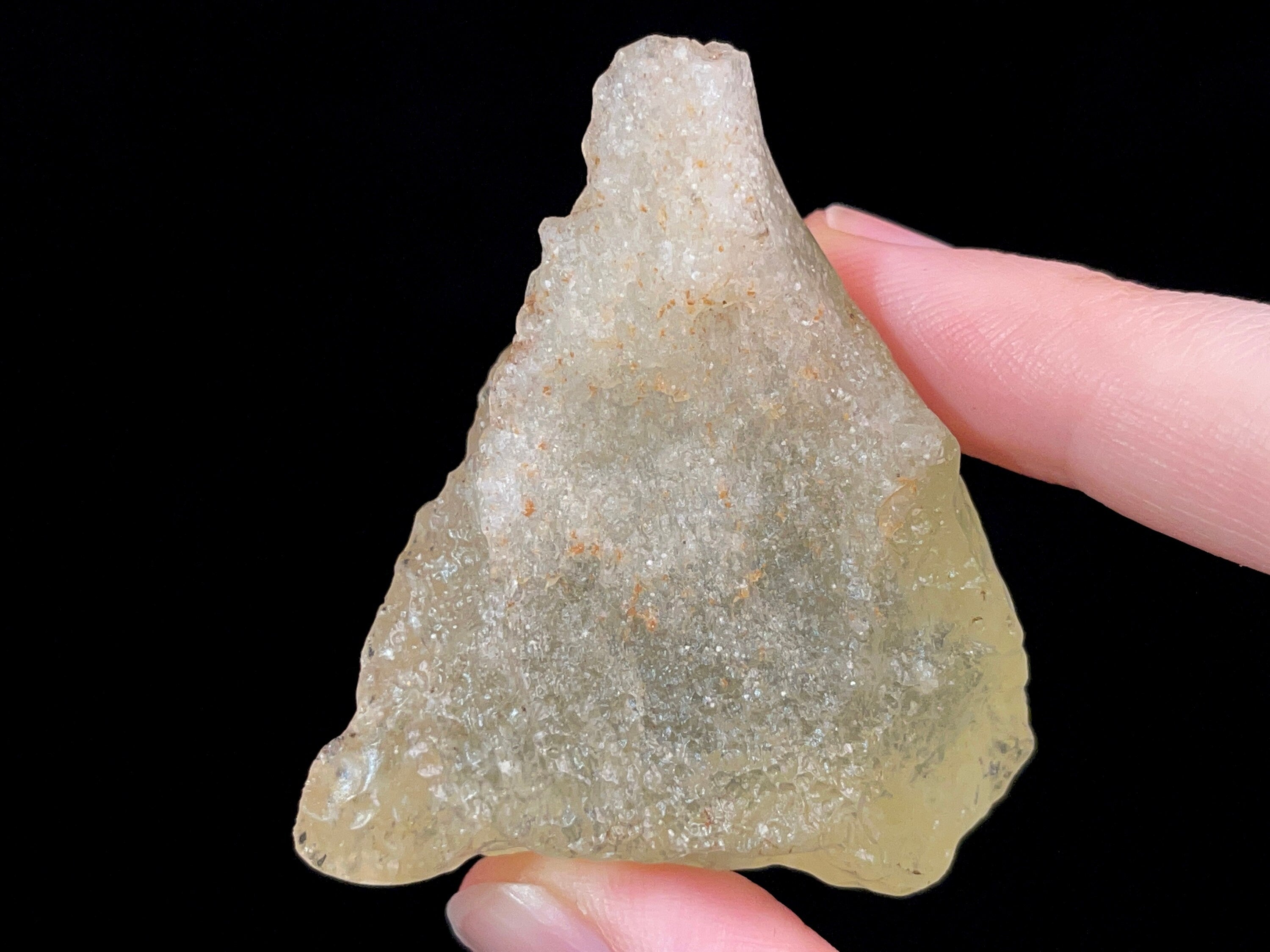 Libyan Desert Glass Raw Crystal - Rare 2A Grade Large 44.1g Metaphysical Healing Stones | Chakra Balancing, Meditation, Jewelry Making, Energy Work & Spiritual Healing