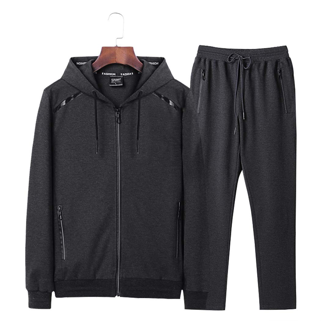 Men's Full Zip Hooded Track Suit Set - November's Chopin Sportswear for Running, Gym & Casual Wear | Breathable & Comfortable Tracksuits
